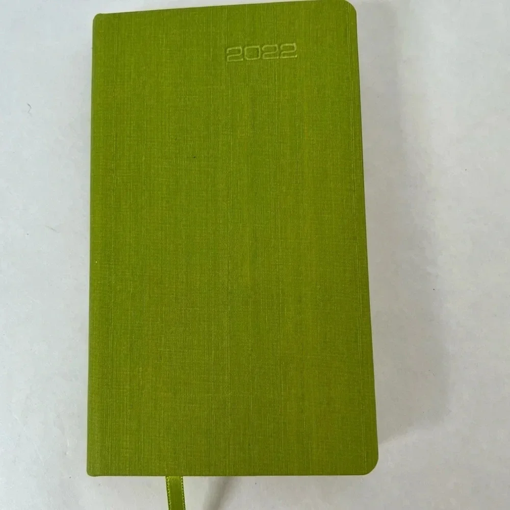 Fabio Richi  Weekly Diary Planner Notebook Journal Hard Cover Pocket Neon